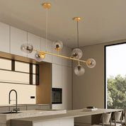 Pendant Light Glass Brass - KORVEX | Elegant Ambiance