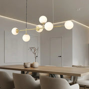 Pendant Light Glass Brass - KORVEX | Elegant Ambiance