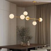 Pendant Light Glass Brass - KORVEX | Elegant Ambiance