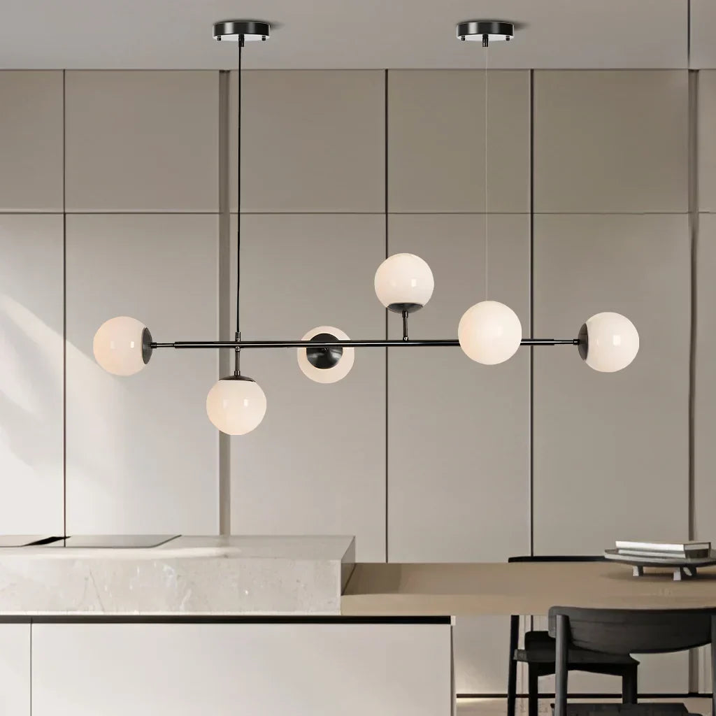 Pendant Light Glass Brass - KORVEX | Elegant Ambiance