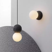 Pendant Light Black Cement - SULAFX | Sophisticated