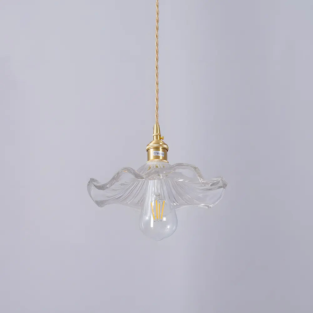 Pendant Light Green Glass Brass - SENZOR | Elegant Ambiance -opt