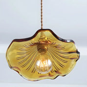 Pendant Light Green Glass Brass - SENZOR | Elegant Ambiance -opt