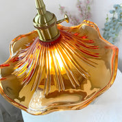 Pendant Light Green Glass Brass - SENZOR | Elegant Ambiance -opt