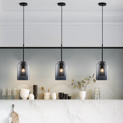 Pendant Light Smoke Grey Glass - VOLTEC | Luxury Ambiance