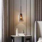 Pendant Light Smoke Grey Glass - VOLTEC | Luxury Ambiance