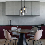 Pendant Light Smoke Grey Glass - VOLTEC | Luxury Ambiance