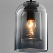 Pendant Light Smoke Grey Glass - VOLTEC | Luxury Ambiance