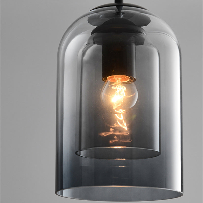 Pendant Light Smoke Grey Glass - VOLTEC | Luxury Ambiance