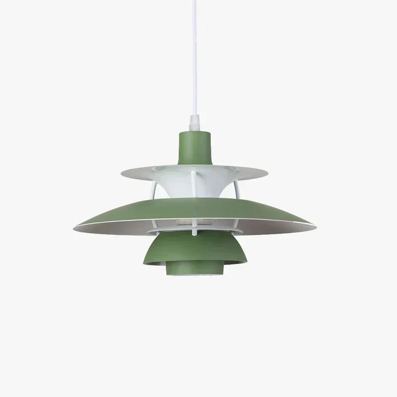 Pendant Light Green LED - TELOSX | Warm Ambiance