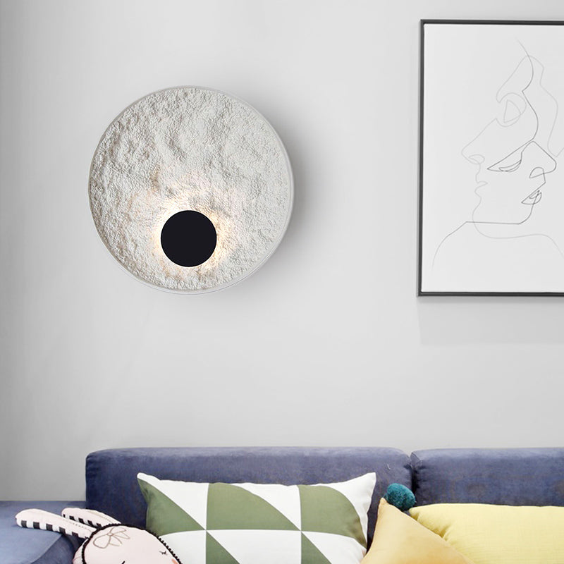 Wall Light Moon Globe Resin - AMBARX | Serene Glow