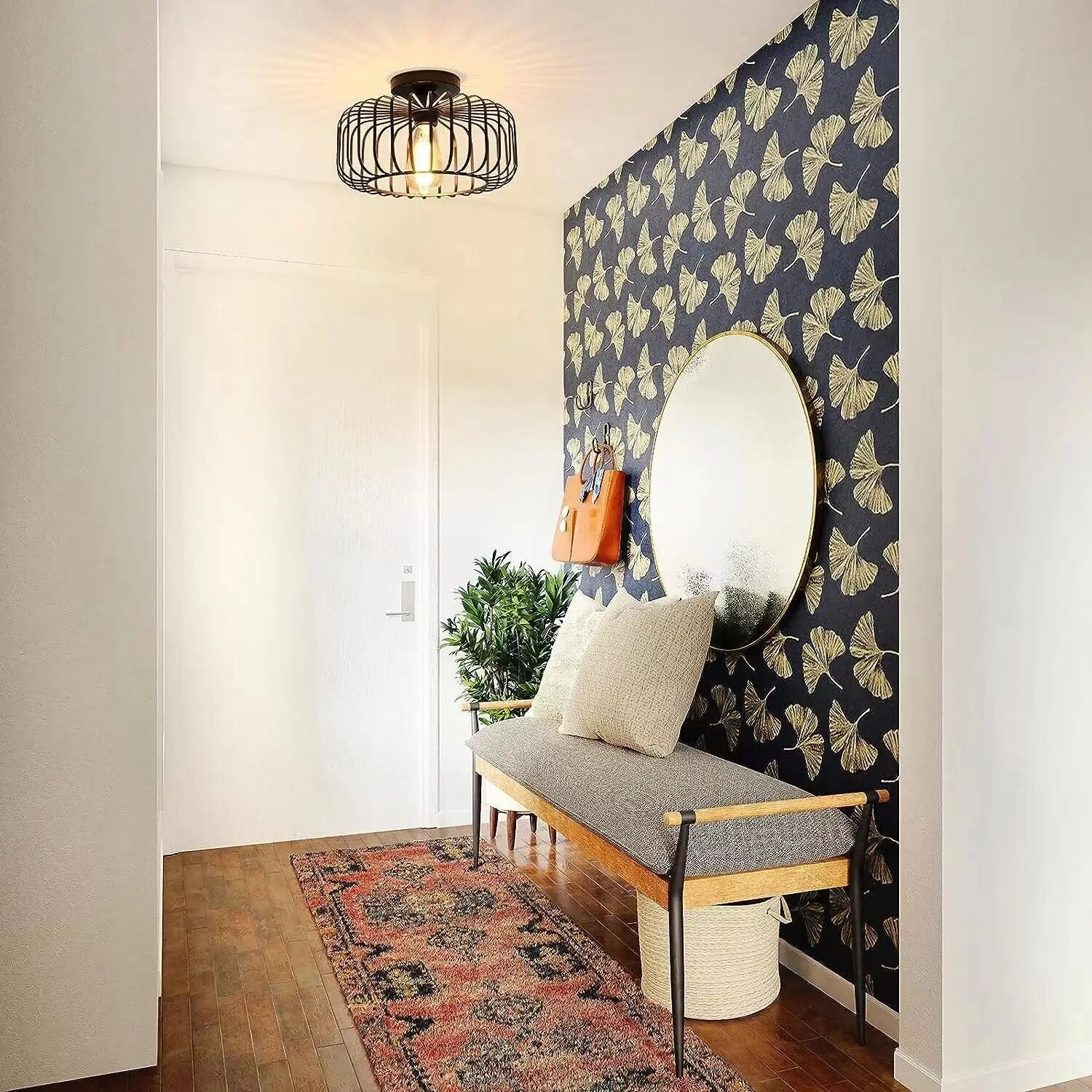 Ceiling Light Birdcage Design - AXIOME | Elegant Ambiance