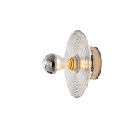 Wall Light Wavy Glass Iron - AERIUS | Ambient Luxury