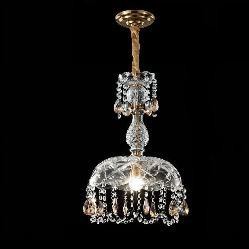 Pendant Light Crystal Rattan - XELIUM | Luxurious Lighting