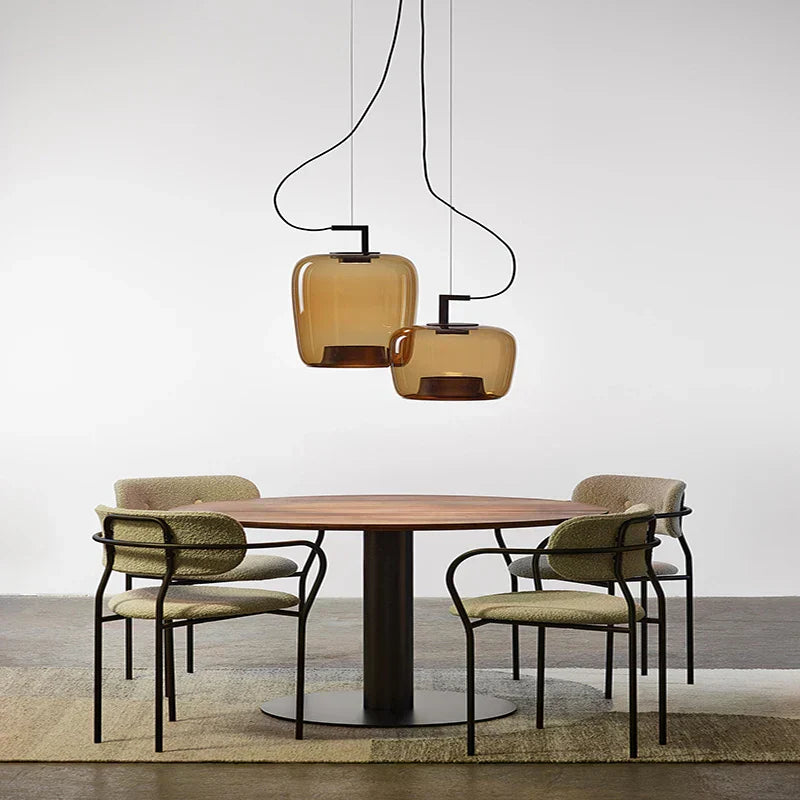 Pendant Light LED Glass - TRIGON | Nordic Elegance