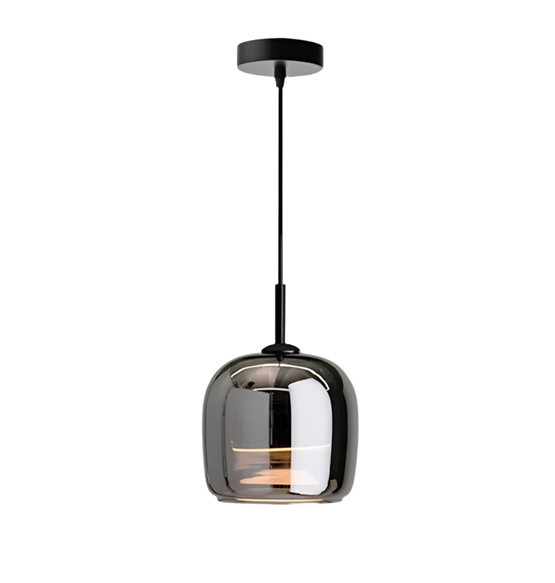 Pendant Light Black Glass LED - TANIUM | Nordic Style