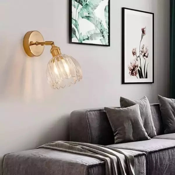 Wall Light Tulip Glass Retro - ANOMAL | Vintage Charm