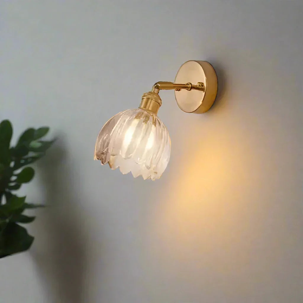 Wall Light Tulip Glass Retro - ANOMAL | Vintage Charm