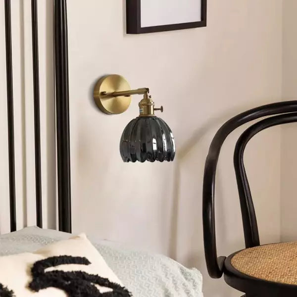 Wall Light Tulip Glass Retro - ANOMAL | Vintage Charm