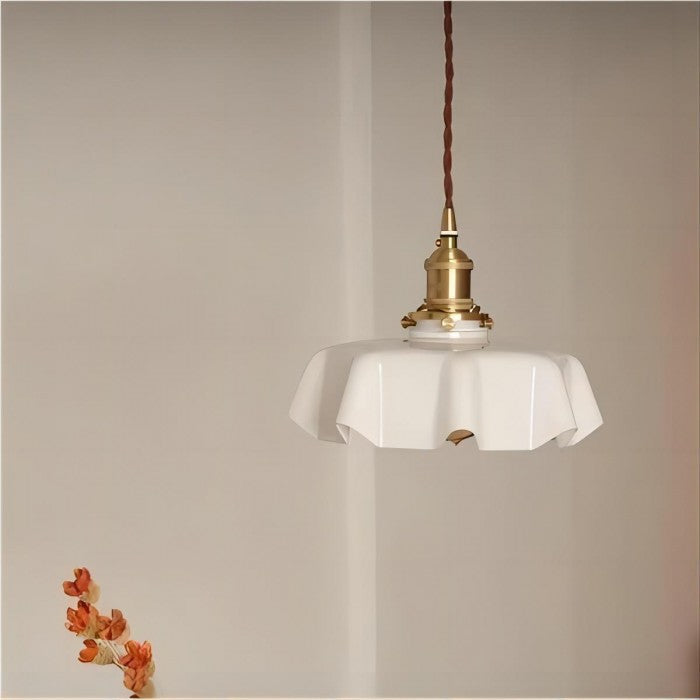 Pendant Light Floral Glass - SPIRON | Glamour Lighting