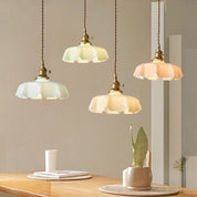 Pendant Light Floral Glass - SPIRON | Glamour Lighting