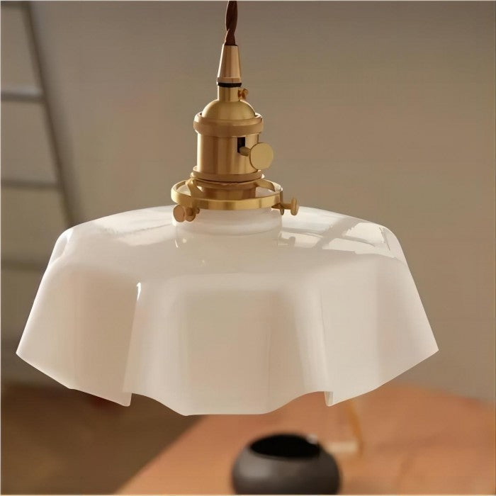 Pendant Light Floral Glass - SPIRON | Glamour Lighting
