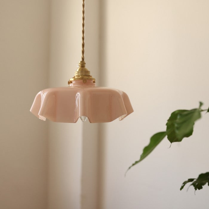 Pendant Light Floral Glass - SPIRON | Glamour Lighting