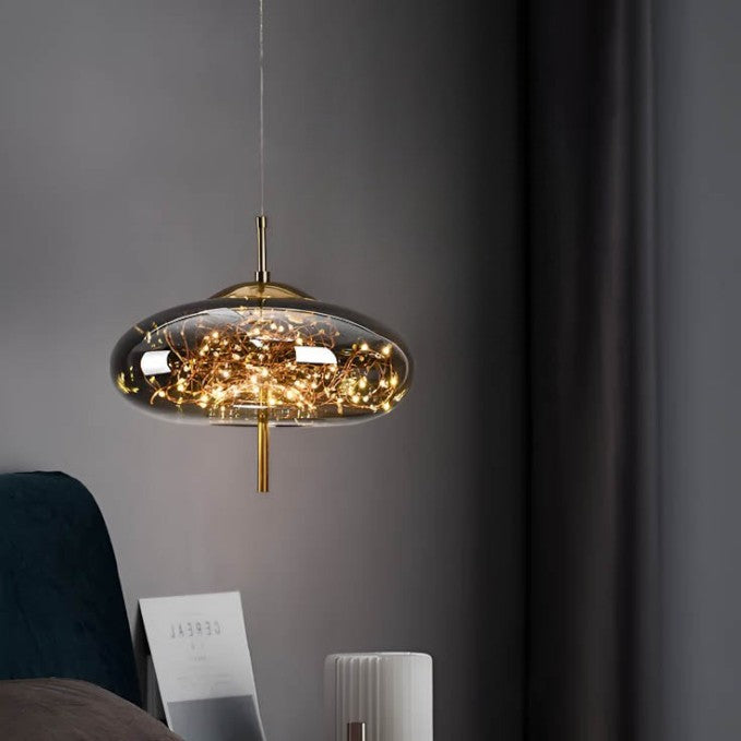 Pendant Light Smoked Glass - SILEXA | Ambiance Lighting