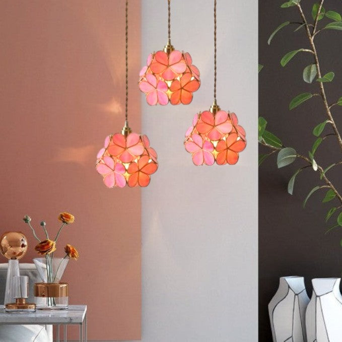 Pendant Light Glass Floral - TREXON | Modern Elegance