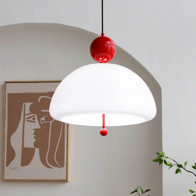 Pendant Light Glass White - VORTEX | Historical Elegance