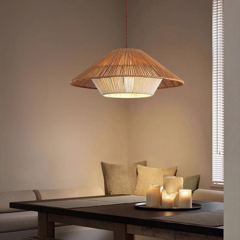 Pendant Light Wicker Retro - ZENTEC | Tranquility