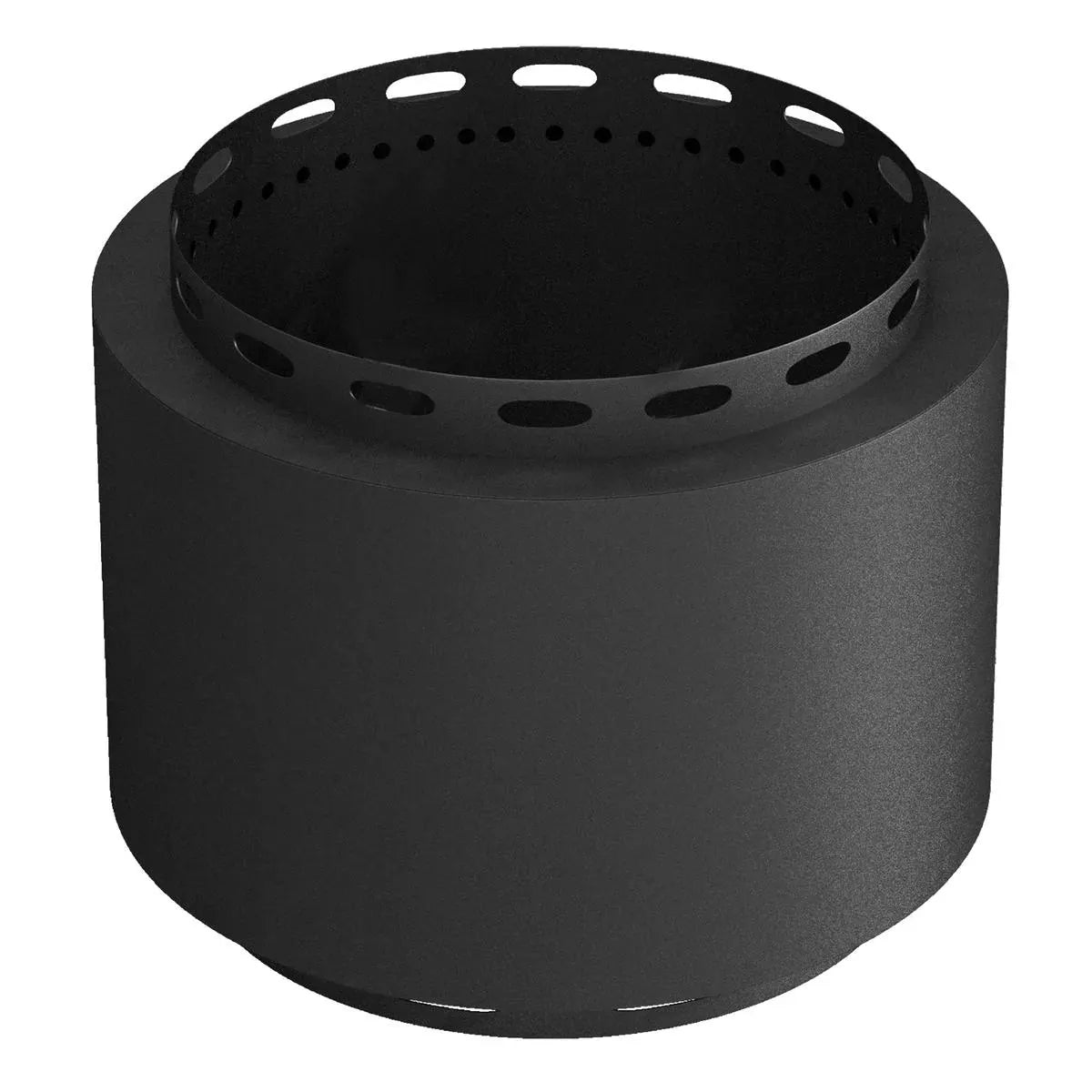 Smokeless Fire Pit Portable Wood Burning, 48.5cm, Black with Poker for Garden Camping Bonfire Party