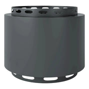 Smokeless Fire Pit Portable Wood Burning, 48.5cm, Dark Grey with Poker for Garden Camping Bonfire Party