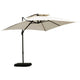Steel Frame Outdoor Roma Cantilever Umbrella Garden Sun Shade