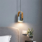 Pendant Light Wood Metal - SYNDEX | Elegant Lighting