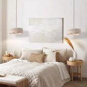 Pendant Light Stone Cream - XYLIUM | Serene Elegance