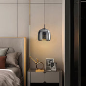 Pendant Light Black Glass LED - TANIUM | Nordic Style