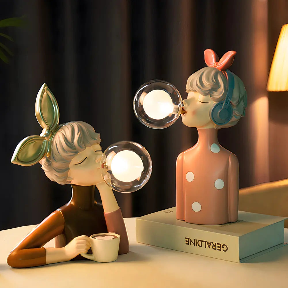 Table Lamp Wooden Handcrafted - APRIUS | Elegant Lighting -opt