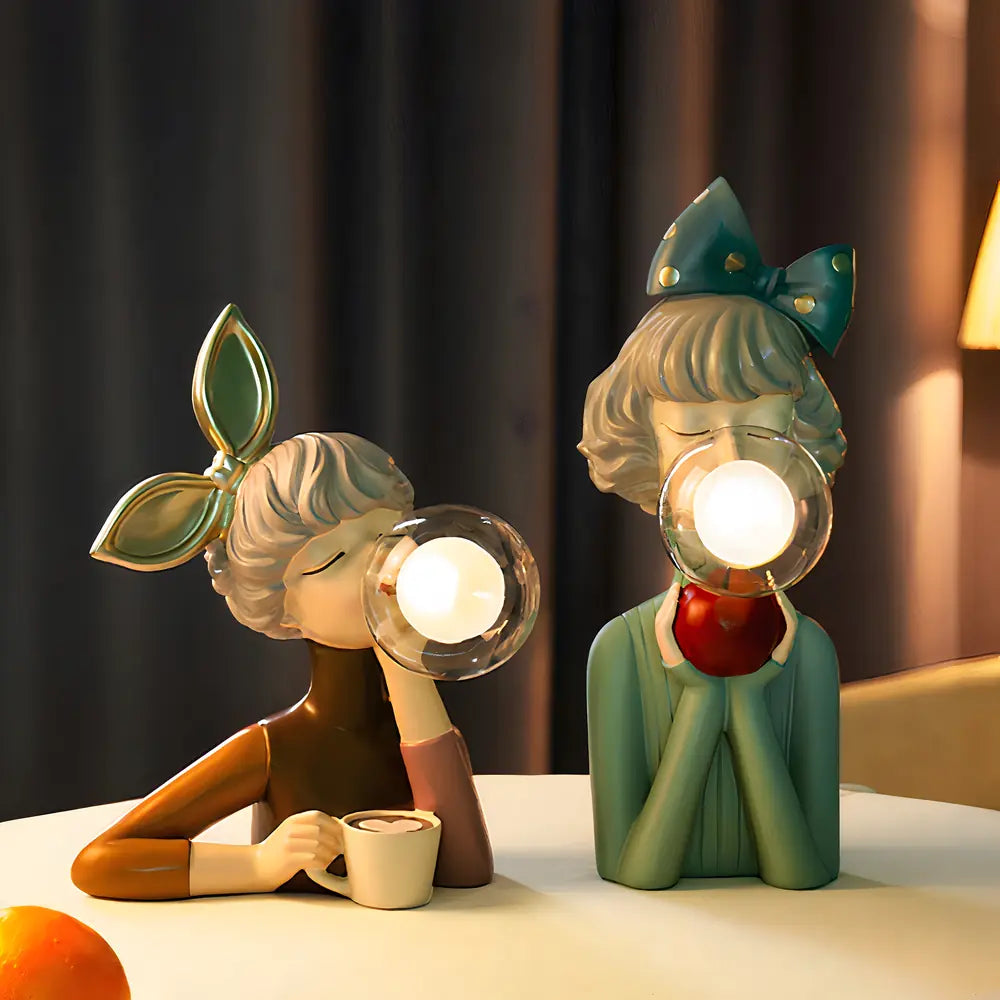 Table Lamp Wooden Handcrafted - APRIUS | Elegant Lighting -opt