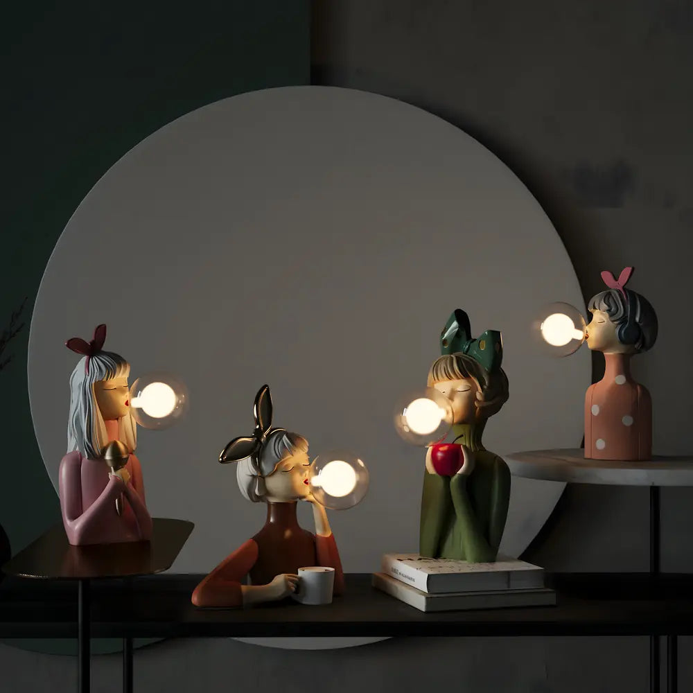 Table Lamp Wooden Handcrafted - APRIUS | Elegant Lighting -opt