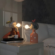 Table Lamp Wooden Handcrafted - APRIUS | Elegant Lighting -opt