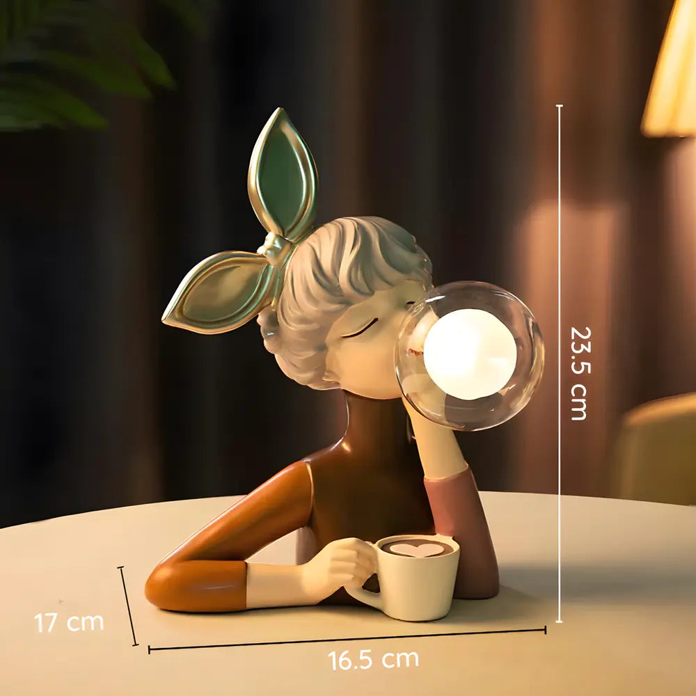 Table Lamp Wooden Handcrafted - APRIUS | Elegant Lighting -opt