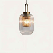 Pendant Light Striped Glass - SELENE | Elegant Lighting