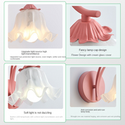 Wall Light Floral Iron - HYPERA | Retro Elegance