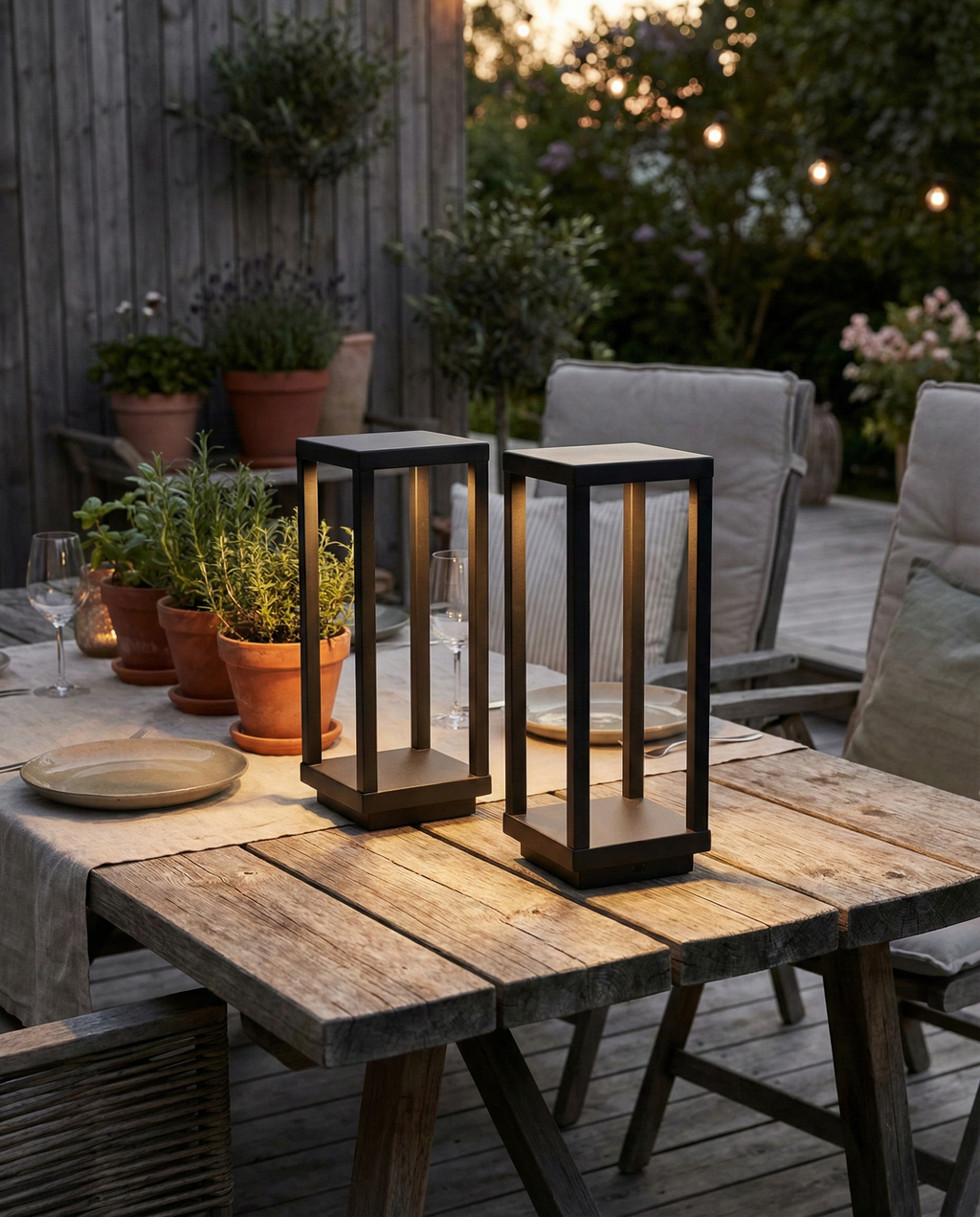 SORA cordless designer table lamp styled in a minimalist Australian interior — DecoHarmonie
