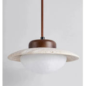 Pendant Light Stone Walnut - RODIUM | Warm Ambient Glow