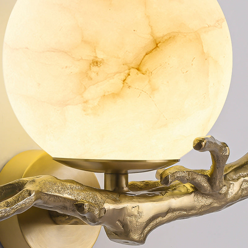 Wall Light Marble Copper - DUALIS | Serenity