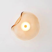 Wall Light Amber Glass - CRUXIS | Modern Luxury