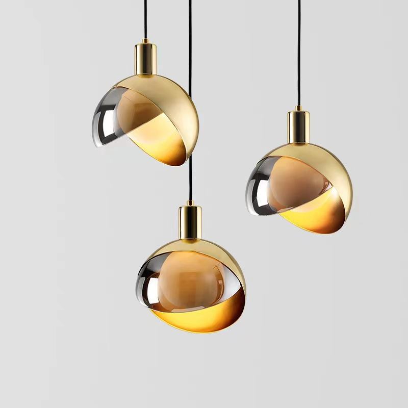 Pendant Light Gold Glass - VECTIS | Luxury Style