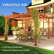 Octagonal Garden Gazebo, 8-Sided, 6.8×5 m, White Heavy Duty Metal Frame Outdoor Marquee Party & Wedding Canopy